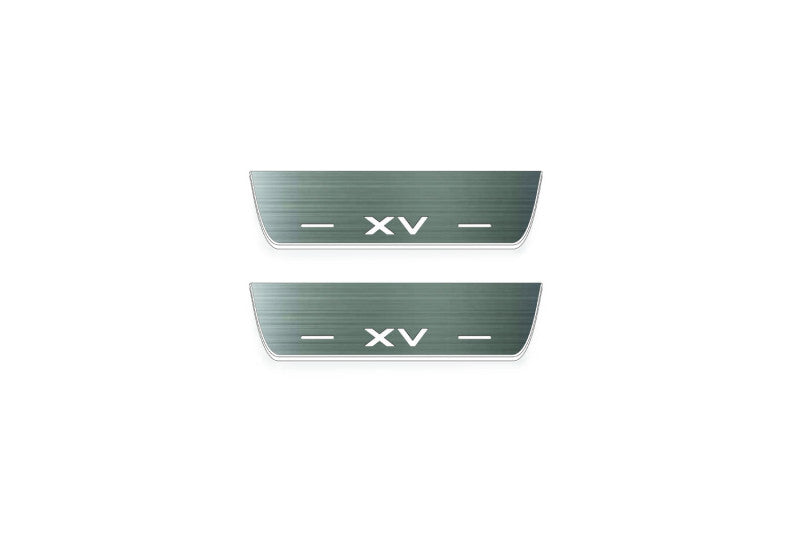 Subaru XV II 2017-2022 LED Door Sills With Logo XV