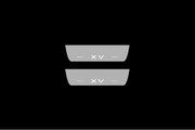 Subaru XV II 2017-2022 LED Door Sills With Logo XV Subaru Led Door Sills opdesign