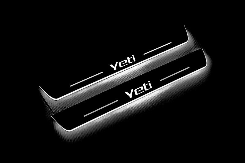 Skoda Yeti 2009-2017 Car Door Sill With YETI Logo - decoinfabric
