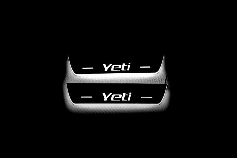 Skoda Yeti 2009-2017 Car Door Sill With YETI Logo - decoinfabric