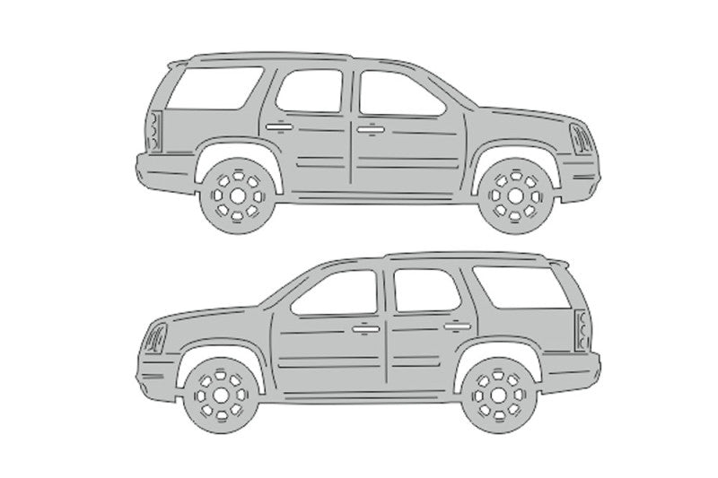 GMC Yukon III (2007-2014) Floor Mat Emblem Set – Stainless Steel Badges Car Mats Badges Decoin