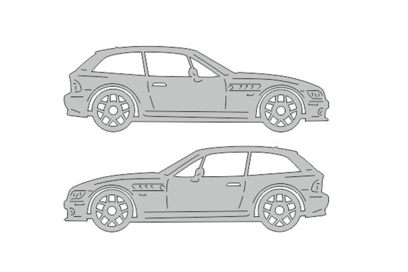 BMW Z3 (1996-2002) Floor Mat Emblem Set – Stainless Steel Badges Car Mats Badges Decoin