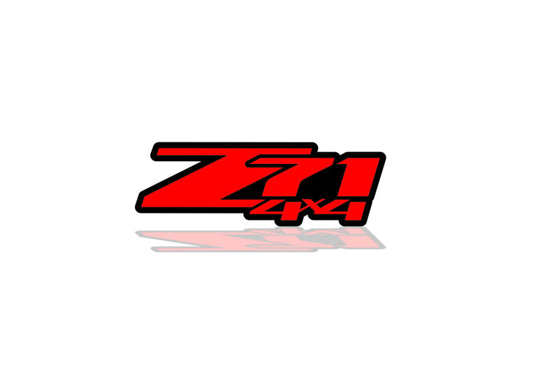 Chevrolet tailgate trunk rear emblem with Z71 4x4 logo
