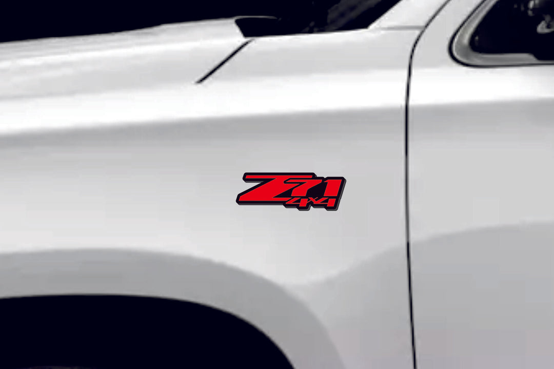 Chevrolet emblem for fenders with Z71 4x4 logo Fender decoinfabric