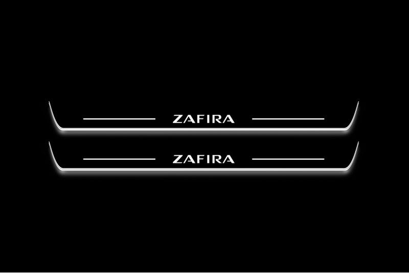 Opel Zafira B 2005-2011 Car Sill With Logo Zafira Opel Led Door Sills opdesign