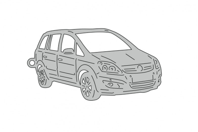 Car Keychain for Opel Zafira B 2005-2011 (type 3D) Keychains opdesign