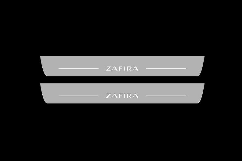 Opel Zafira C 2011+ Car Sill With Logo Zafira Opel Led Door Sills opdesign