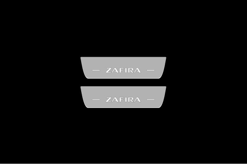 Opel Zafira C 2011+ Car Sill With Logo Zafira Opel Led Door Sills opdesign