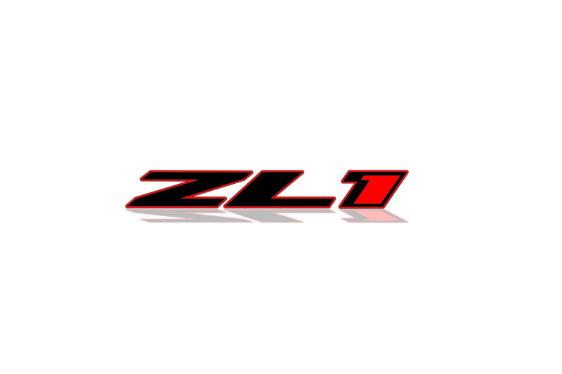 Chevrolet tailgate trunk rear 3D emblem with ZL1 logo (type MIXT) Chevrolet emblems decoinfabric